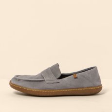 Kožené mokasíny EL VIAJERO#N5294 NOBUCK LAVADO DENIM/EL VIAJERO