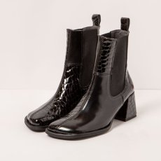 Chelsea kotníkové boty#1707 NAPPA SHINNY MULTI-BLACK/ VERONA Chelsea kotníkové boty#1707 NAPPA SHINNY MULTI-BLACK/ VERONA