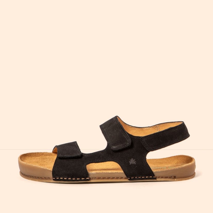 Barefoot sandály HORIZON#N6003 NOBUCK BLACK / HORIZON