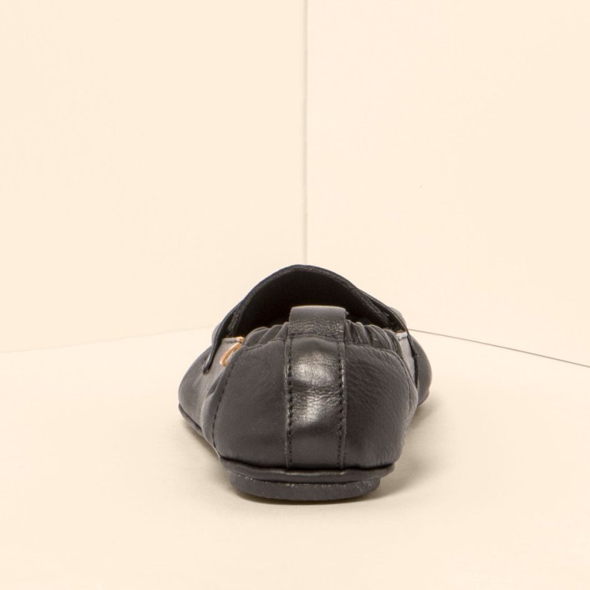 Barefoot mokasíny ESSENCE#N5822 SOFT NAPPA BLACK/ ESSENCE