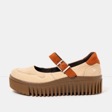 Dámské sandály BRIGHTON#1515 MULTI CREAM-D.ORANGE/BRIGHTON