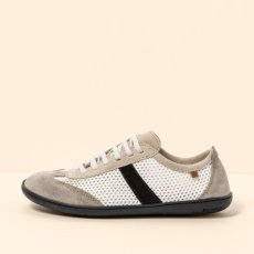 Klasické tenisky EL VIAJERO#N5293 MULTI MATERIAL WHITE-BLACK/ EL VIAJERO Klasické tenisky EL VIAJERO#N5293 MULTI MATERIAL WHITE-BLACK/ EL VIAJERO