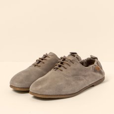 Dámská lehké polobotky#N5537 SILK SUEDE TAUPE / CROCHÉ