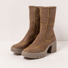 Kozačky s podpatkem#1659 NOBUCK TAUPE/SOFIA Kozačky s podpatkem#1659 NOBUCK TAUPE/SOFIA