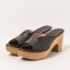 Elegantní dámské pantofle#S3274 NAPPA BLACK/ ST.LAURENT SANDAL Elegantní dámské pantofle#S3274 NAPPA BLACK/ ST.LAURENT SANDAL