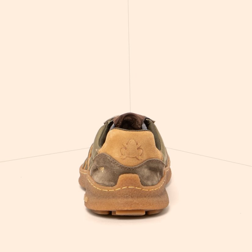 Barefoot sneakery OROEL#N5435A MULTI MATERIAL FOREST/OROEL