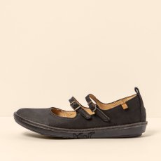 Baleríny Mary Jane#N5348 PLEASANT BLACK/ CORAL