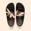 Barefoot baleríny ONDINA#N5936 NOBUCK BLACK/ONDINA