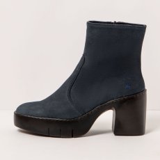 Kotníčkové boty s podpadkem#1656 NOBUCK NAVY/SOFIA