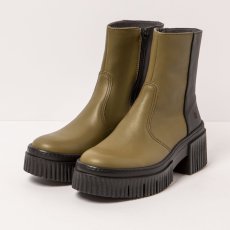 Členkové topánky YORK 1374 NAPPA BRONZE-BLACK