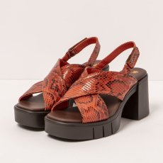 Dámské sandály na vysokém podpatku EIVISSA#1990 SNAKE TEJA / EIVISSA