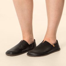 Barefoot mokasíny#N5673 SOFT NAPPA BLACK/ BARE