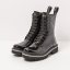 Kožené boty Glády#1167 NAPPA SHINNY BLACK / MARINA