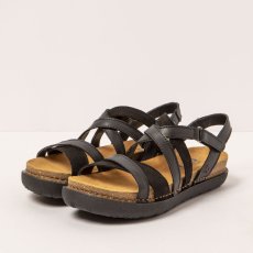 Dámské barevné sandály RHODES#1714 MULTI TOTAL BLACK /RHODES