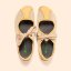 Barefoot baleríny ONDINA#N5936C MULTI MATERIAL TRIGO/ ONDINA