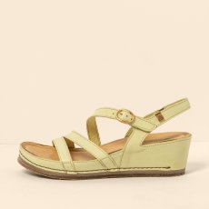 Dámské sandály na podpatku#N5855 SOFT NAPPA LIME / PICUAL