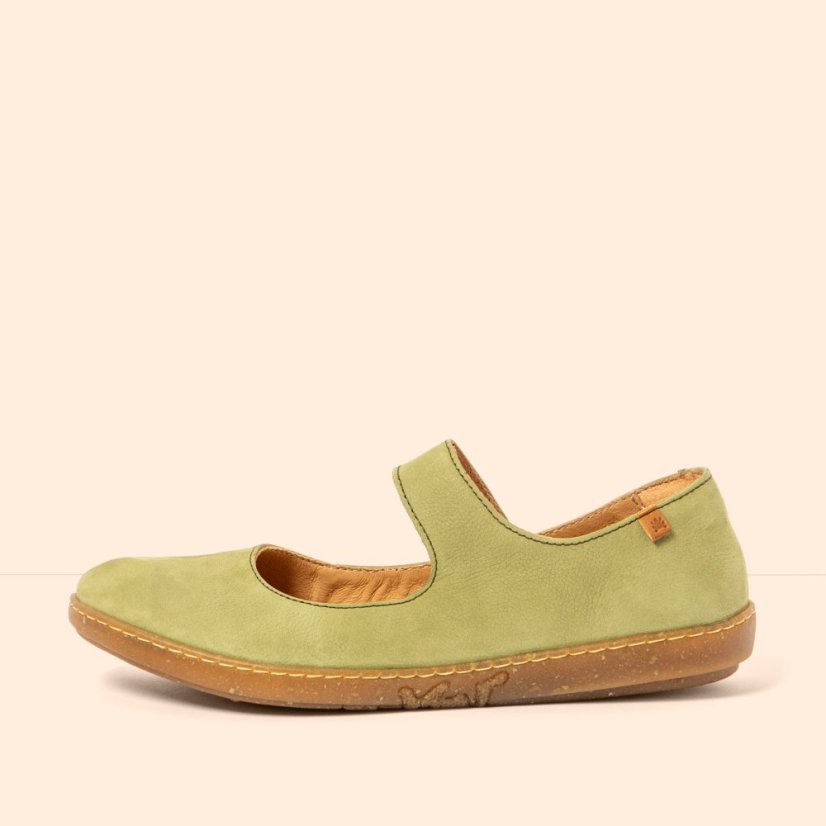 Baleríny Mary Jane CORAL#N5301 NOBUCK LIKEN/ CORAL