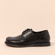 Dámské polobotky#N5876 SOFT NAPPA BLACK / ARENISCA