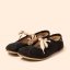 Barefoot baleríny ONDINA#N5936 NOBUCK BLACK/ONDINA
