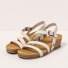Dámské sandály na klínku I LIVE#1930 MULTI CREAM-BONE/ I LIVE