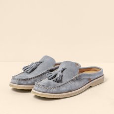 Pantofle nazouváky#N5964 SILK SUEDE BLUE/ PLANTAE