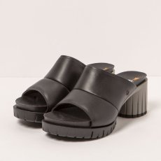 Pantofle na podpatku#1920 NAPPA BLACK/ MALIBU