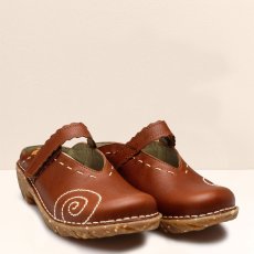 Dámské pantofle dřeváky#NG96 NATURAL GRAIN WOOD / YGGDRASIL