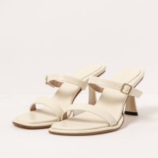 Elegantní pantofle na podpatku#S3194 NAPPA CREAM/ ALBANA