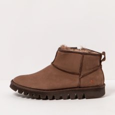 Zateplené kotníčkové boty#1597 NOBUCK BROWN/ ONTARIO
