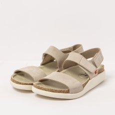 Sandály na platformě#1386S SILK SUEDE CREAM/ BIARRITZ
