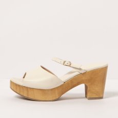 Designové dámské pantofle#S3273 NAPPA CREAM/ ST.LAURENT SANDAL