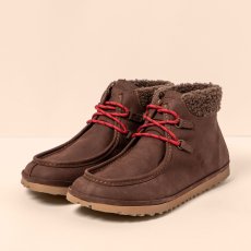 Barefootové kotníkové boty s kožíškem#N5373 PLEASANT BRONW / TRIBU