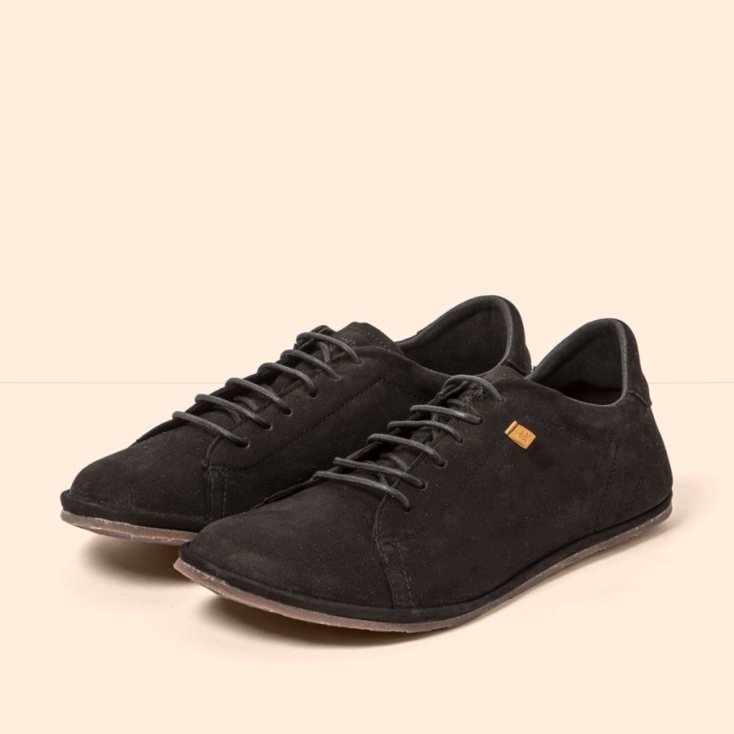 Barefoot polobotky BARE#N5671 NOBUCK LAVADO BLACK/ BARE