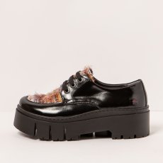 Polobotky s platformou#1765 NAPPA SHINNY BLACK-TORUN / LEEDS