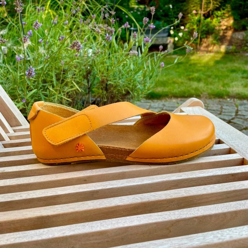 Dámské sandály CRETA#0384 NAPPA YELLOW