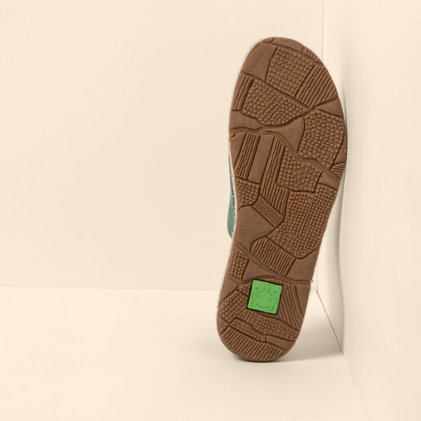Espadrilky CAMPOS#N678 SILK SUEDE JADE