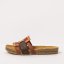 Dámské pantofle CRETA#0259 NAPPA MULTI BROWN