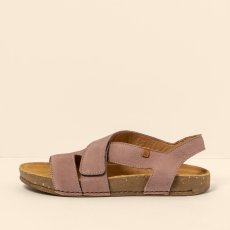 Kožené sandály BALANCE#N5799 NOBUCK LAVADO MALVA / BALANCE