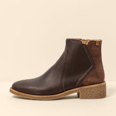 Kotníčkové boty se zipem#N5946 MULTI LEATHER BROWN / IRATI