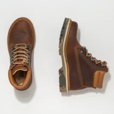 Kožené členkové topánky Soma hnedé – unisex