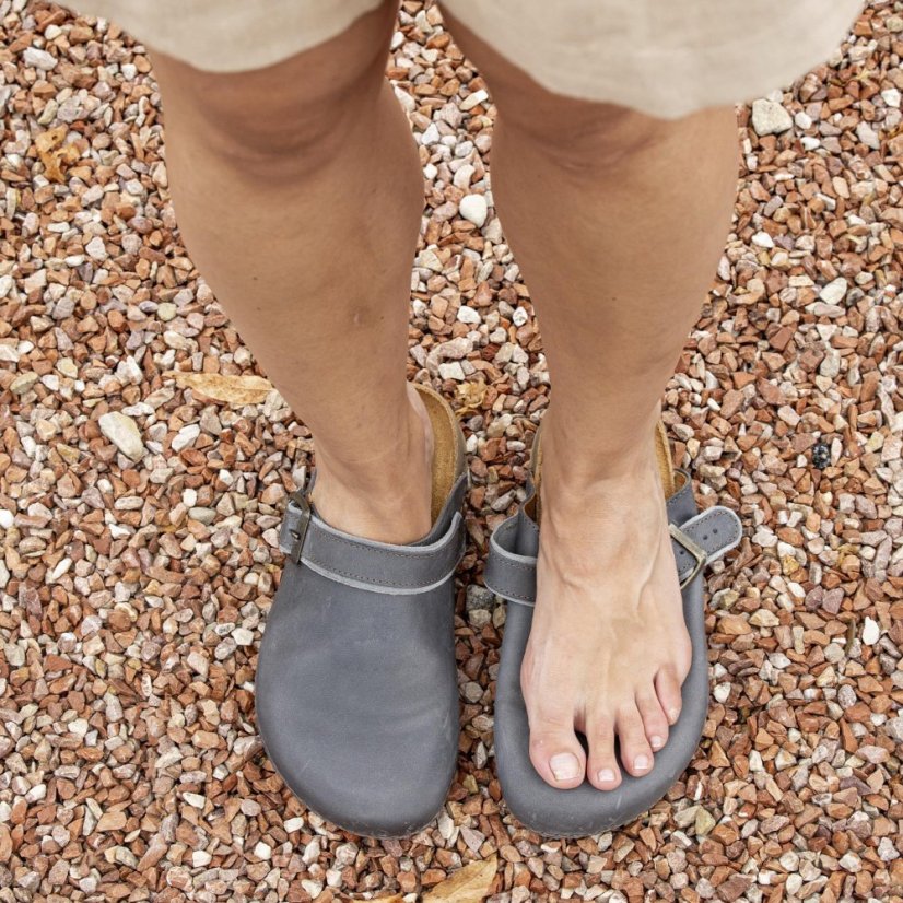 Barefoot kožené pantofle HORIZON#N6002 ARIZONA STONE / HORIZON