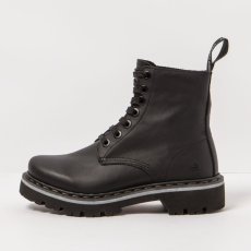 Kožené boty Glády#1166 NAPPA BLACK / MARINA