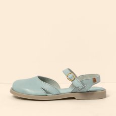Sandály s uzavřenou špičkou ARENISCA#N5874 SOFT NAPPA BLUE/ ARENISCA