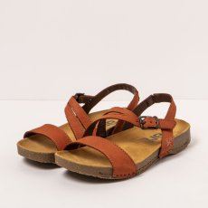 Dámské sandály I BREATHE#1045 NOBUCK DARK ORANGE/ I BREATHE