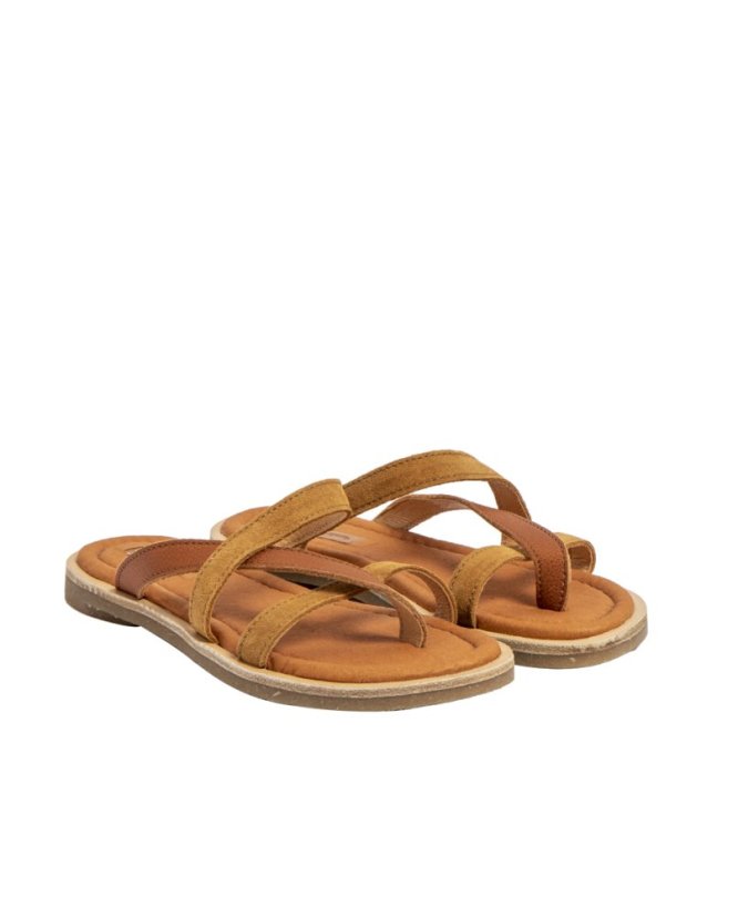 DÁMSKÉ PANTOFLE TONAMI N5692 LEATHER TOFFEE