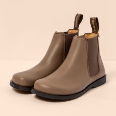 Kotníkové boty Chelsea#N5875 SOFT NAPPA PLUME / ARENISCA