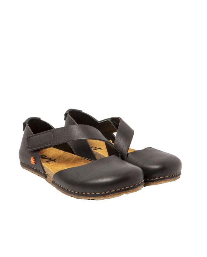 Dámské sandály#0384 NAPPA BLACK/ CRETA