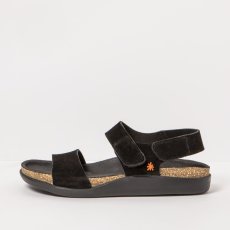 Sandály na platformě#1386S SILK SUEDE BLACK/ BIARRITZ