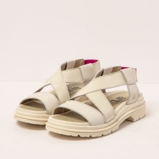Designové sandály#1553 MULTI CREAM/ BIRMINGHAM