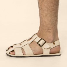 Sandály barefoot#N5681 SOFT NAPPA CREAM/ BARE SANDALS
